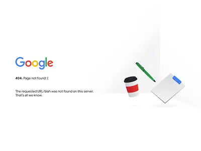 404 Page 404 abhishek paste branding dailyui design error google graphic design not found page ui uidesign uiux vector