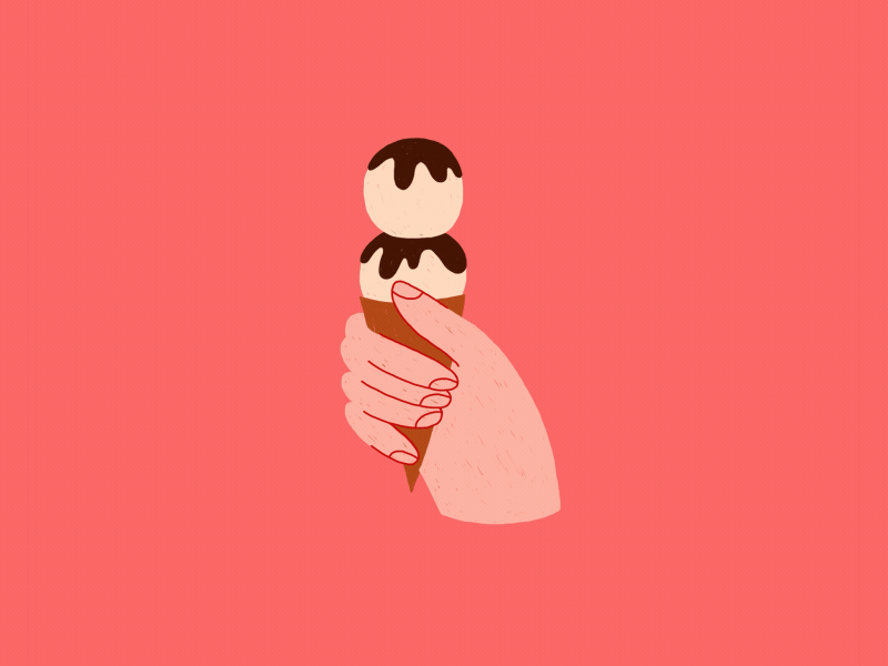 ice cream 2d animation animation illustration motion graphics