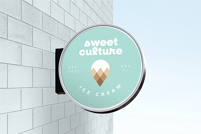 Sweet Culture Ice Cream (Logo & Brand Identity) bold brand design brand identity branding design florida food graphic design ice cream logo logo design mockup orlando social media typography vector website