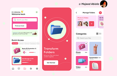 File Manager Mobile App Design app design file manager file manager app design file manager mobile app file manager ui mobile app mobile app design ui design uiux user interface user interface design