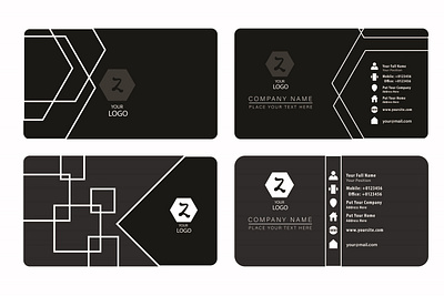 Elegant Business Card Template branding business card card design