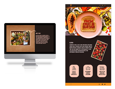 Faye's Fruit Preserves branding design graphic design logo typography ui ux