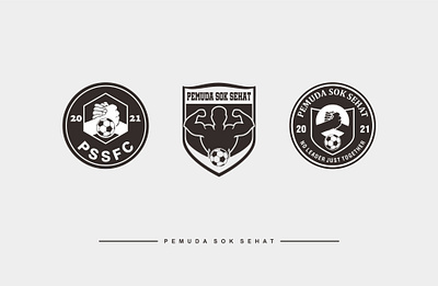 Pemuda Sok Sehat FC branding design graphic design illustration logo typography