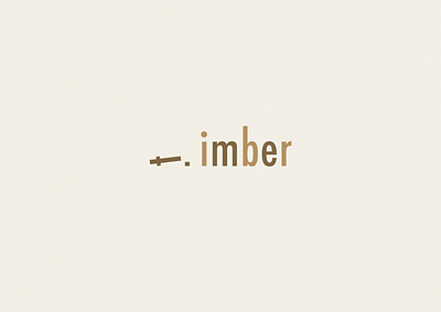 Timber | Typographical Poster funny graphics humour illustration minimal poster simple text typography wood