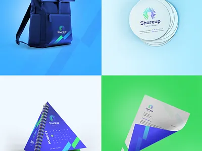 shareup 3d brand brand identity branding color creative design graphic design green illustration logo love martel motion graphics ui ux vector