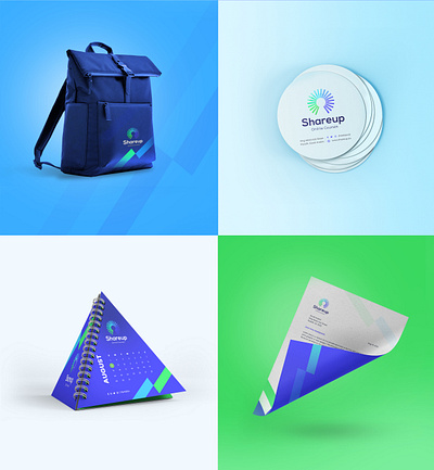 shareup 3d brand brand identity branding color creative design graphic design green illustration logo love martel motion graphics ui ux vector