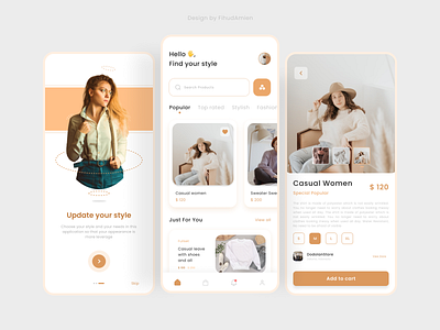 Fashion Store App design fashion figma graphic design mobile app mobile app design odamachallenge01 splashscreen ui ui ux ui design uidesign uiux