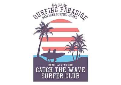 Surf For Life Surfing Paradise Hawaiian Surfing Island sea