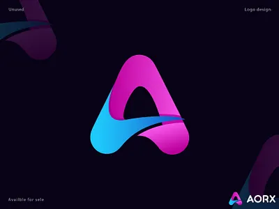 Aorx Branding Logo Design a letter abstract app app icon app logo brand icon brand identity branding branding identity gradient icon letter a letter logo letter mark marketing concept minimal modern unused