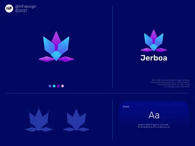 Jerboa logo brand logo mouse wild