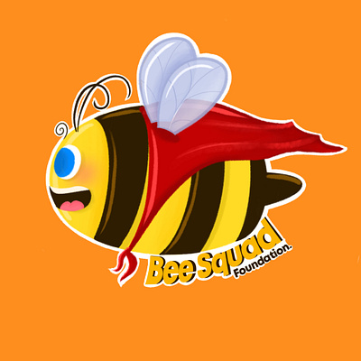 Bee Squad branding cartoon design graphic design illustration logo