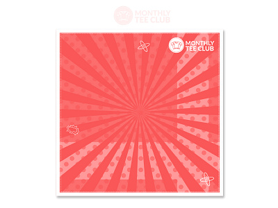 Monthly Tee Club Banner Design advertisement banner banner bazaar bannerbazaar club concept creative creative banner design google ad banner illustration logo social media banner