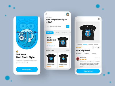 Fashion Store Apps - Odama Design Challenge app blue clean clear ecommerce fashion fresh illustration mobileapps odama odamastudio ui uiux uiuxdesign ux