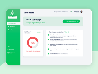 Dashboard design for AntahYoga css css3 dashboard dashboard design dashboard ui design frontend graphic design html html5 javascript logo design ui ui design uiux ux ux design
