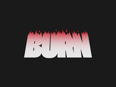 Burn / Deep Purple design graphic design logo typography vector