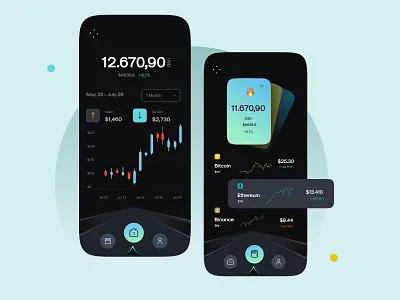 Crypto Currency App Design V2.0 android app app app screen design finance app interface ios app mobile mobile app mobile app design mobile app screens mobile apps mobile ui mobileapp mobileappdesign mobileui ui ui design uiux ux ux ui design