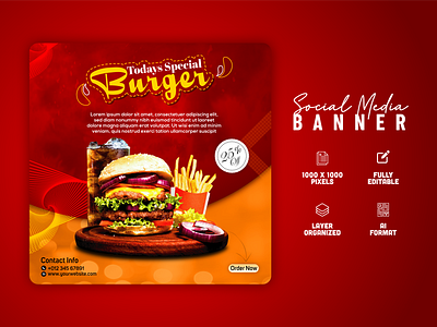 Modern Burger Banner | Poster | Template Design banner barger banner design barger designs barger projects burger banner graphics burger images burger poster images burger psd creative burger advertisement design facebook cover design graphic design illustration logo photoshop restaurant food burger social media post super delicious barger veenmuseum barger compascuum.