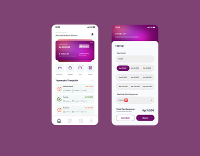 Tollroad Payment App design exploration figma highway payment tollroad top up ui user experience user interface vector