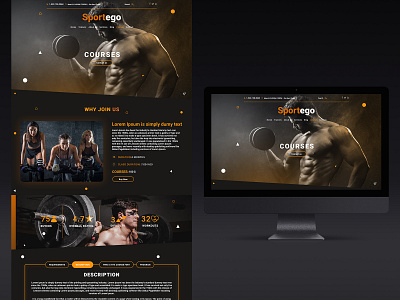 Sportego Landing Page design design website landing page landing page design landing page design ui landing page ui ui ui design ui ux ui ux website design uiux website design website page ui website ui