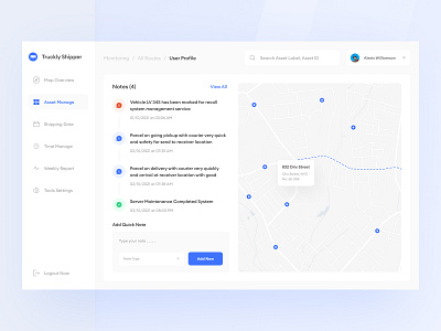 Parcel Delivery Dashboard UI buy dashboard design download kit map package parcel product shipping track tracking