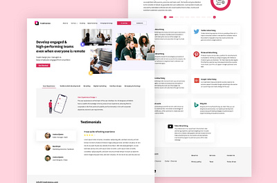 Creativeonus Agency Website Design agency design landing design landing page ui design ux design visual design web design web ui