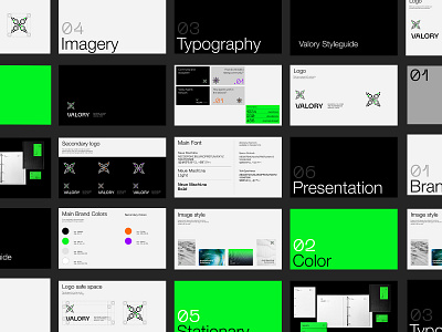 Valory styleguide exploration branding design logo styleguide