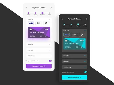 Credit Card Checkout - Mobile App app clean dailyui design ui ux