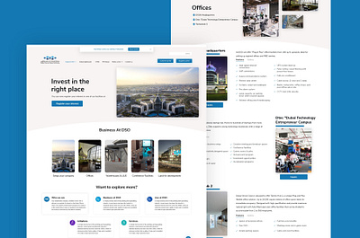 Dubai Silicon Landing page design design experiment landing design landing page ui design ux design visual design web design website design