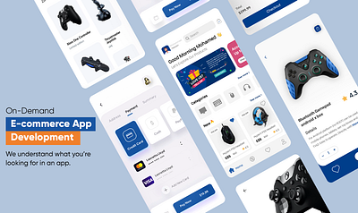 E Commerce App Design & Development app app designer app development company best app design devicebee ecommerce app mobile app development on demand app