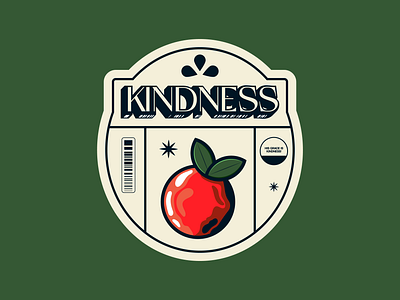Kindness badge design branding church graphics futurist design graphic design illustration kindness sermon series vector vector illustration