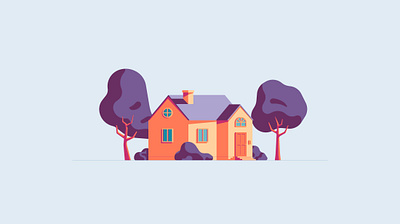 Classic House 2d 2d house arquitecture house illustration illustration system illustrator minimal illustration vector house