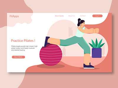 Landing page design! app design illustration ui vector