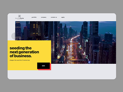Sterling Forte Website animation interaction start up ui webdesign webflow