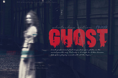 Ghost Photoshop Action effect filter gfx glitch halloween horror photo photography photoshop spooky