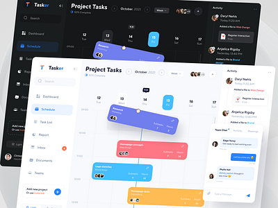 Task Management Dashboard Exploration admin collaboration dashboard dashboard ui management panel project management task task list task management team time management to do list uiux website