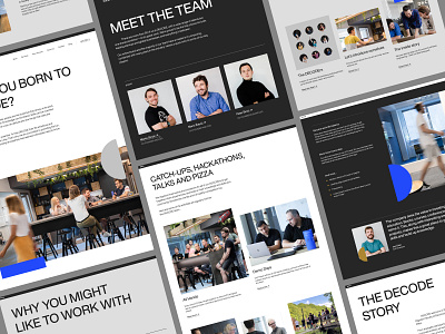 DECODE - Careers about us agency b2b bbagency branding careers cms design system development modular product design ui ux visual identity web website design wordpress