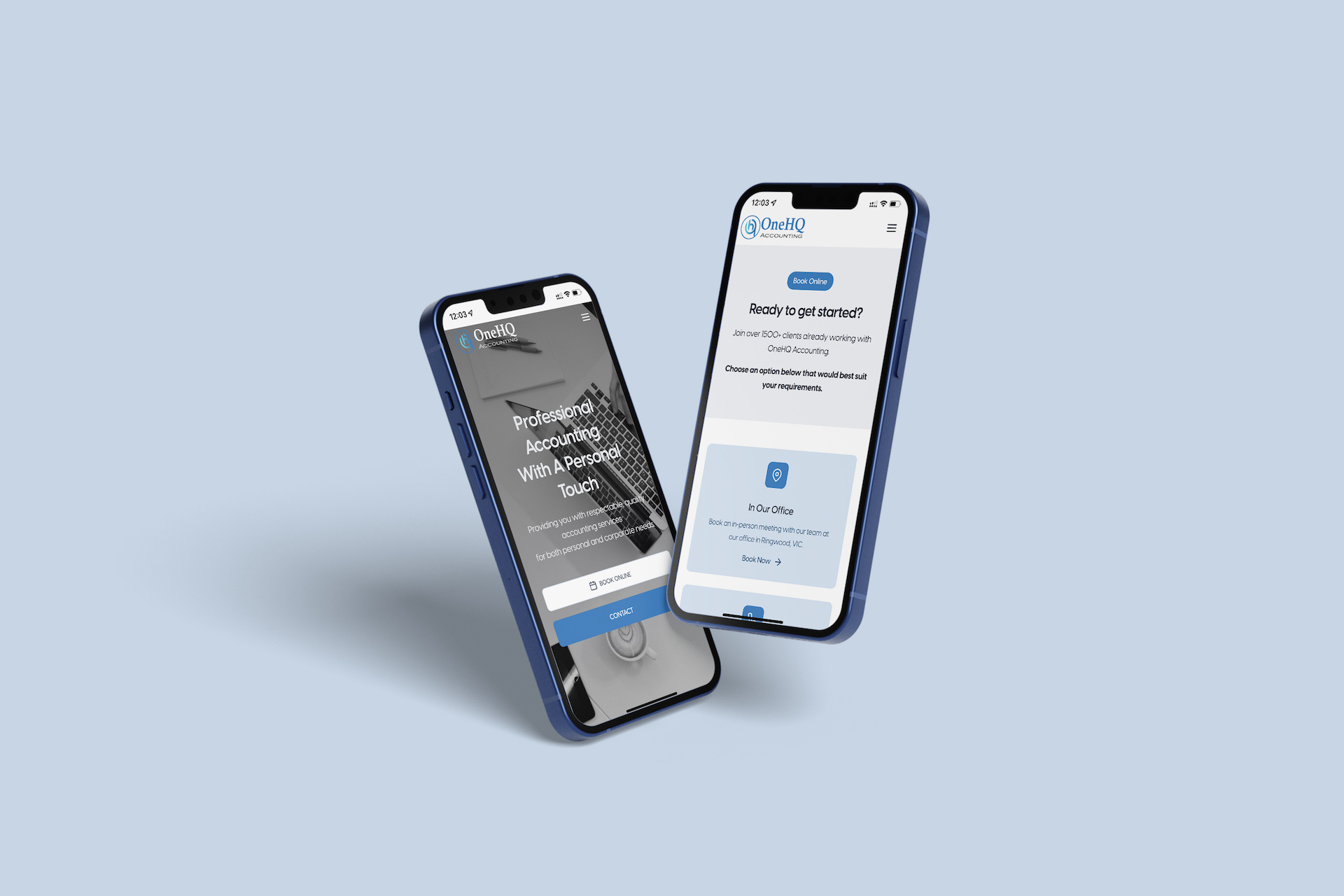 OneHQ Accounting Website accountant accounting australia graphic design melbourne ui ux web design web development webflow website website design website development wordpress