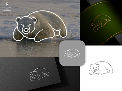 Polar Bear Logo animals bear branding clean corporate branding design golden ratio graphic design illustration inspirations line logo logodesign minimal modern polar polar bear simple vector