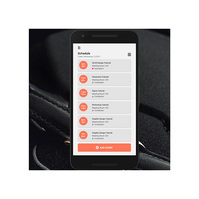 Daily UI #071 - Schedule