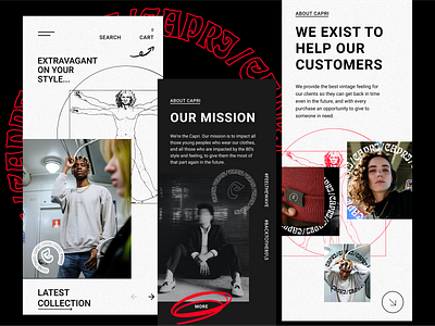 CAPRI - UI/UX APPLICATION DESIGN abstract app fashion fashion app minimal mobile mobile app mobile app design mobile apps mobile ui mobileapp mobileui ui ui design uiinterface uiux ux ux ui design