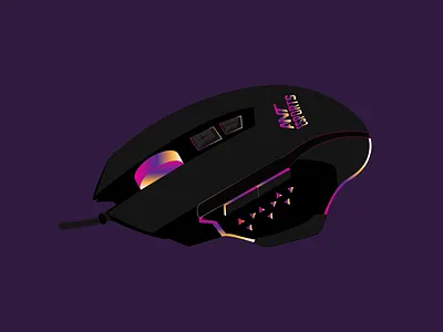 Gaming mouse adobe antesports art branding game gaming graphic design illustration logo mouse vector