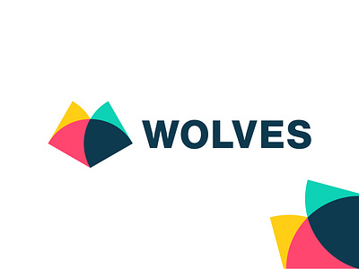Wolves brand identity branding icon identity logo logo mark logodesign logos logotype minimal modern logo monogram wolves logo