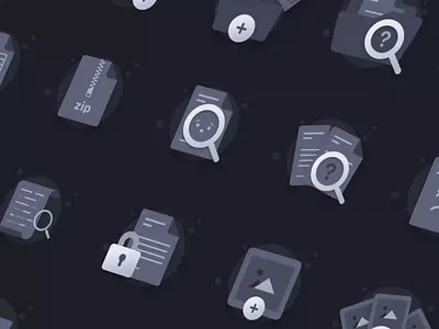 Dark Mode Empty State Placeholders dashboard empty page empty state icon illustration placeholder product product design saas