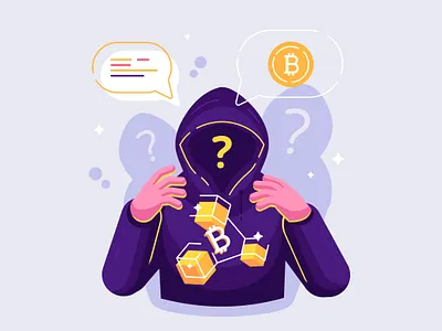 Satoshi Nakamoto - person or persons who developed bitcoin 3d anonymous bitcoin blockchain character cracker cryptocurrency design digital flat illustration money person satoshi nakamoto vector