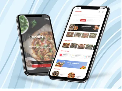 Online Food Delivery App Design design food app iranian landing page responsive ui user exprience user interface