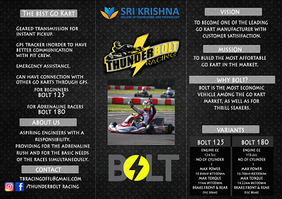 ThunderBolt (Event Poster) gokart illustration poster