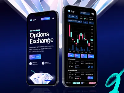 ICY - Brand Identity & Product Design blockchain brand designer branding crypto design logo logo design ui design uiux user experience userinterface