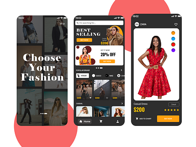 Fashion App Store app future app store challenge fashion app popular brand trends ui ui design ui ux ui ux design ux