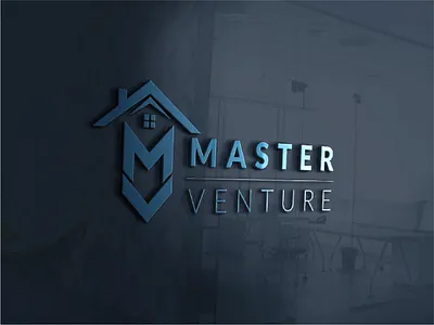 Master Venture Logo Design branding logo design logos master venture property marketing real estate logo design