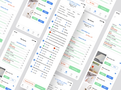 Rafkhata Mobile App Exam & Payout education app job app ui design template